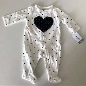 CARTERS HEART ONESIE
